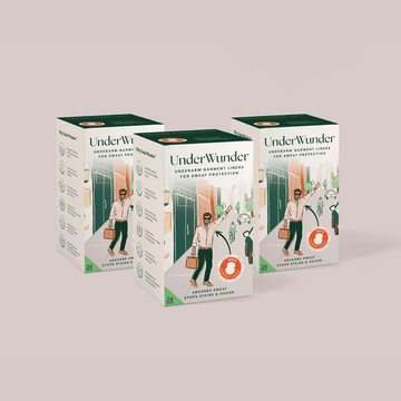 Three boxes of UnderWunder product on a light gray background
